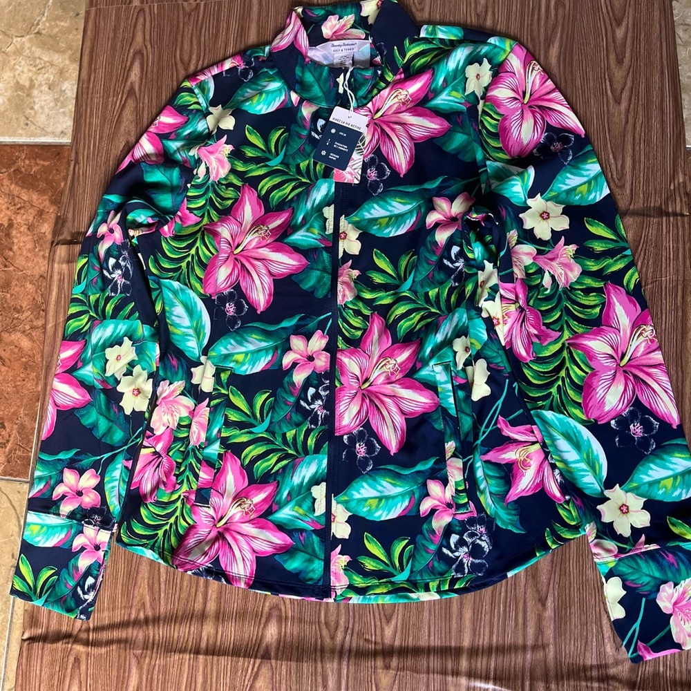 Tommy Bahama Womens' Long
Sleeve Zip Up Tennis & Golf Jacket Size Large - Picture 6 of 13
